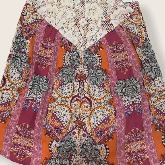 ⭐️ HP FREE PEOPLE Count Me In Floral Trapeze Tank Tunic - Picture 5 of 9